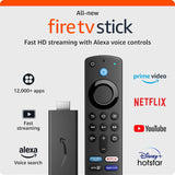 Amazon Fire TV Stick with Alexa Voice Remote (includes TV and app controls) | HD streaming device