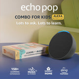 Amazon Echo Pop| Smart speaker with Alexa and Bluetooth| Loud sound, balanced bass, crisp vocals| Black